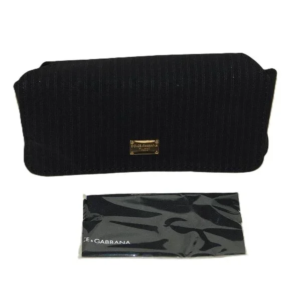 Dolce & Gabbana Glasses Case & New Cleaning Cloth - Picture 1 of 6